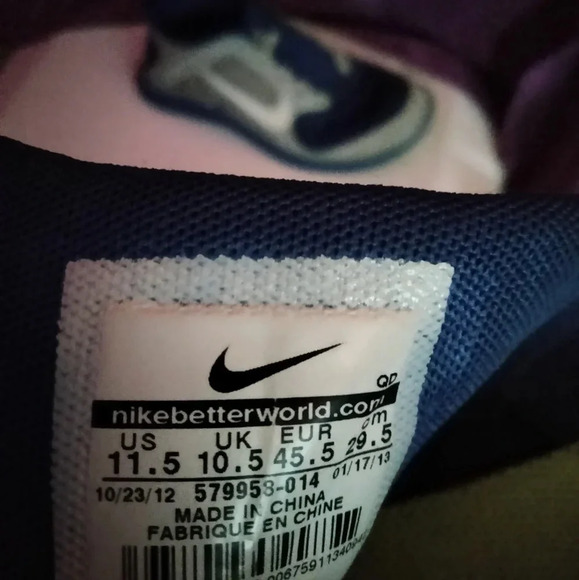 Nike Free 4.0 V3 Men's Running Shoes 2013 Blue Gray - Picture 7 of 8